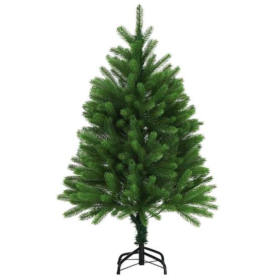 Sapin de Noël | Arbre de Noël avec 150 LED avec support Vert 120 cm PE Maison Chic - Image 7