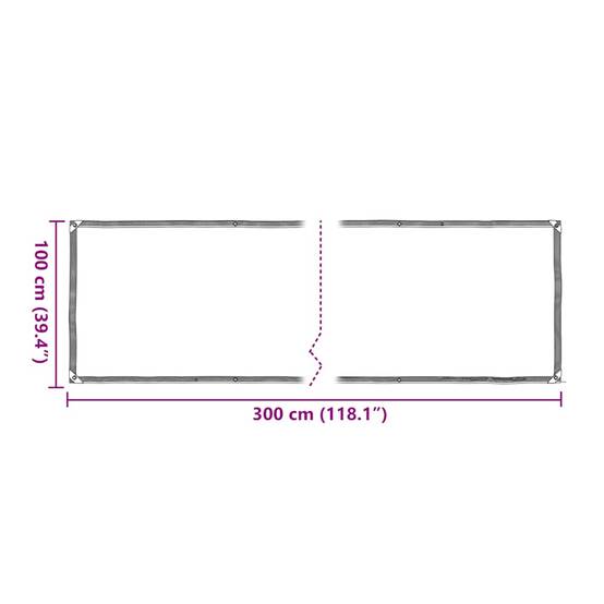 Vidaxl - Housse de protection plantes avec œillets 1x3 m polyéthylène vidaXL 3308694 - Image 3