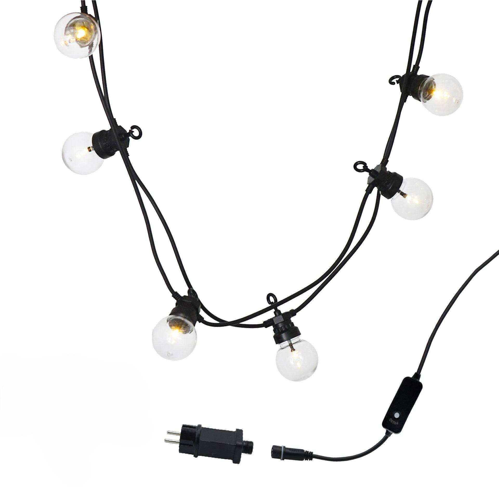 Lumisky - Guirlande connectable PARTY CLEAR 20 globes 8.7M - Imagen 1