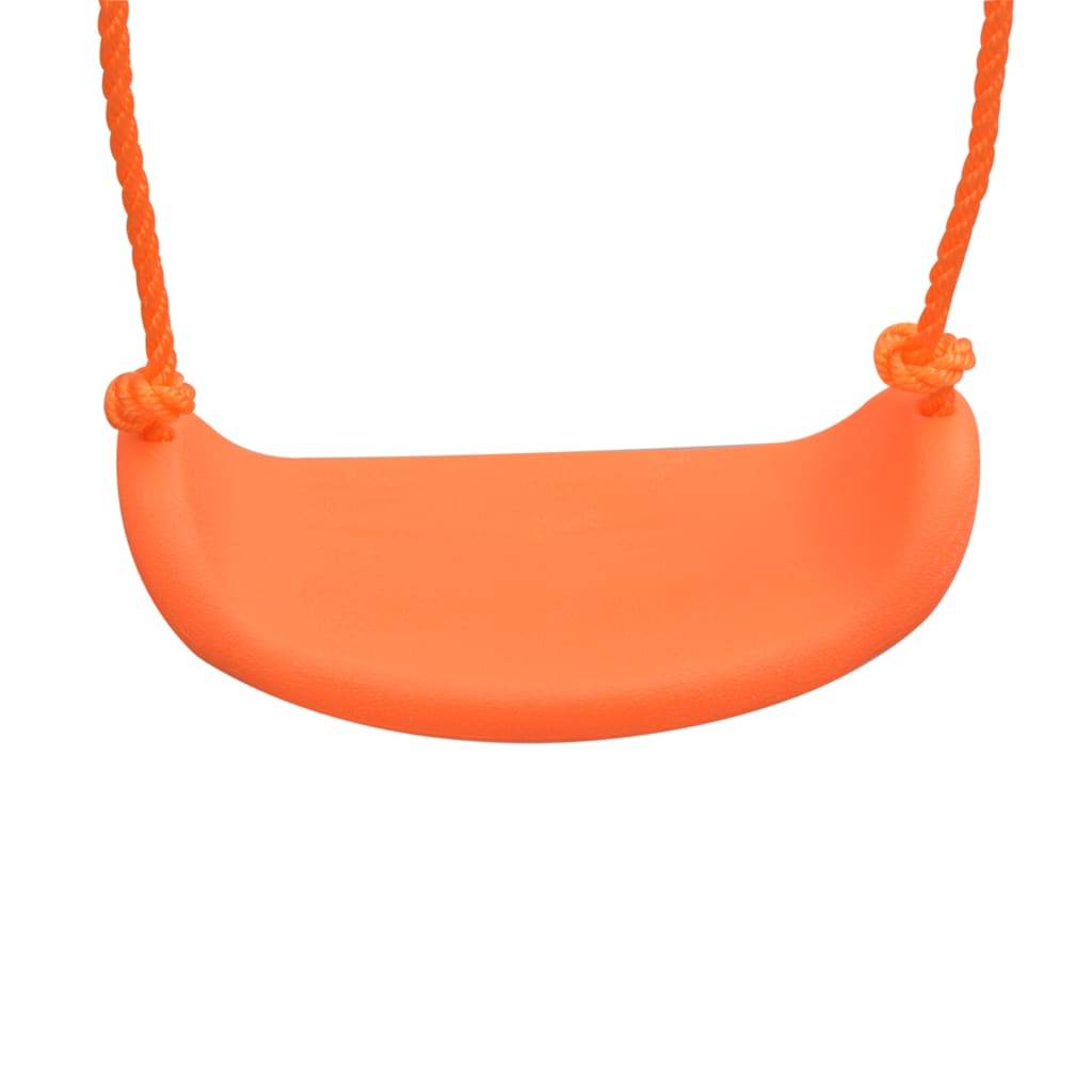 Helloshop26 - Ensemble de balançoires 324 x 155 x 182 cm avec 4 sièges orange - Imagen 5