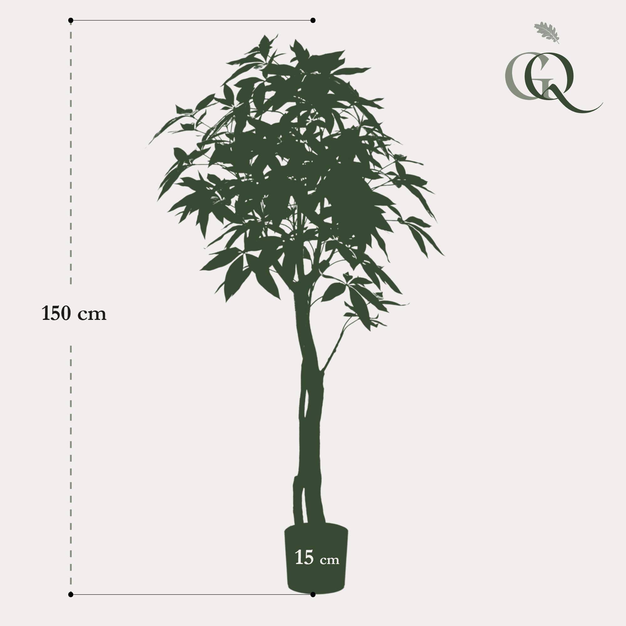 La Green Touch - Pachira Aquatica plante artificielle - h150cm, Ø17cm- La Green Touch - Imagen 3