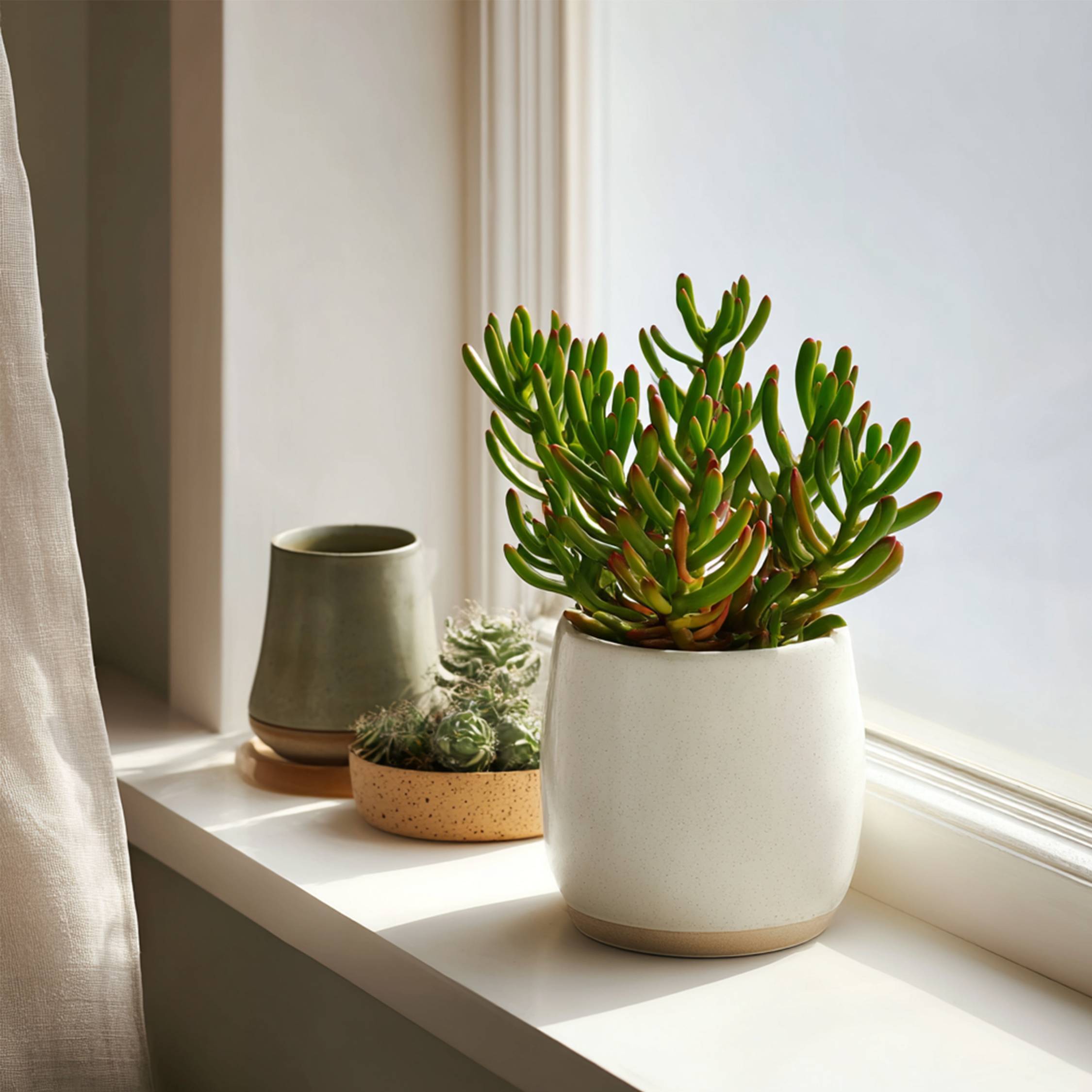 Plant In A Box - Arbre de jade - Crassula ovata 'Hobbit' - Hauteur 10-20cm - ⌀12cm - Image 2