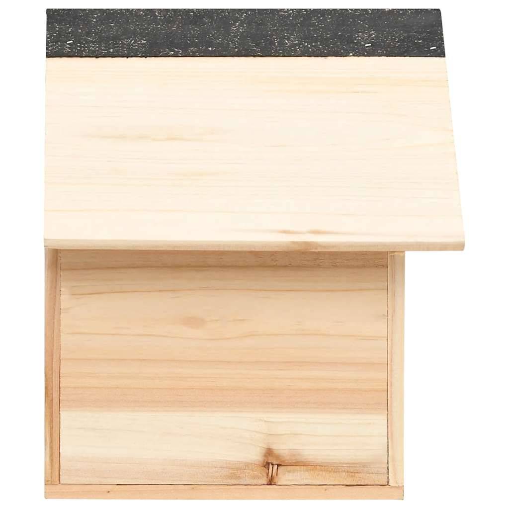 Abri pour écureuils en bois de sapin massif refuge pour jardin 26x25x29 cm – ComfortXL Outdoor Living - Image 4