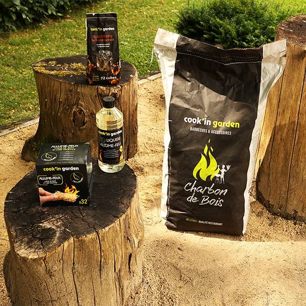 Charbon de bois qualité restaurant - FSC® 100% - sac de 40L - gros