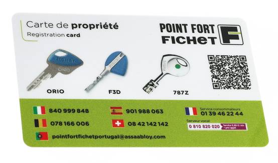 Cylindre F3D A2P*** monobloc FORTISSIME T pour G372 et G375 chromé - FICHET - 75050730 - Image 2