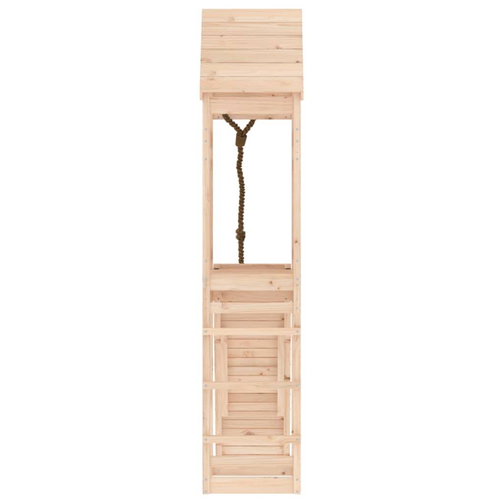 Helloshop26 - Maisonnette de jeu avec mur d'escalade 55 x 175 x 264 cm bois massif de pin - Imagen 4