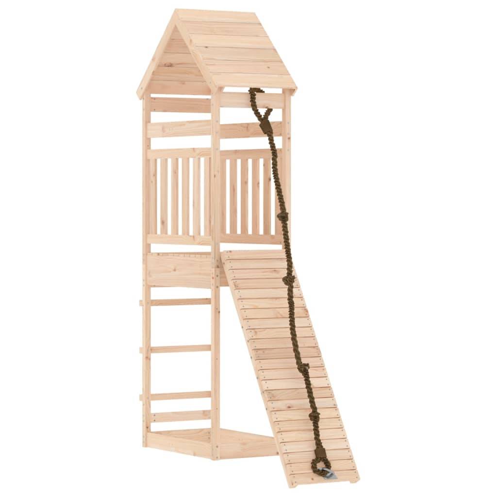 Helloshop26 - Maisonnette de jeu avec mur d'escalade 55 x 175 x 264 cm bois massif de pin - Imagen 1