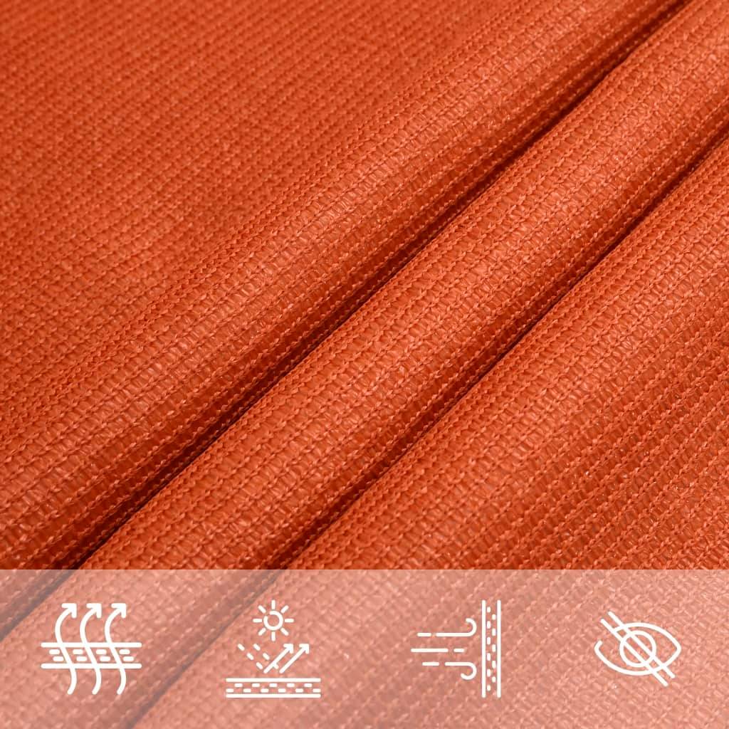 Maison Chic - Voile d'ombrage - Voile solaire 160 g/m² Orange 3,5x3,5x4,9 m PEHD - Meuble Pro - Imagen 5
