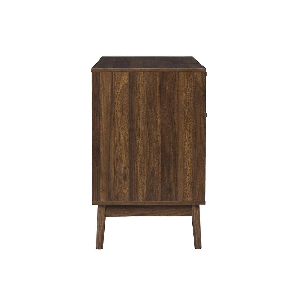The Home Deco Factory - Commode 3 Tiroirs "Klaus" 90cm Marron Foncé - Image 4