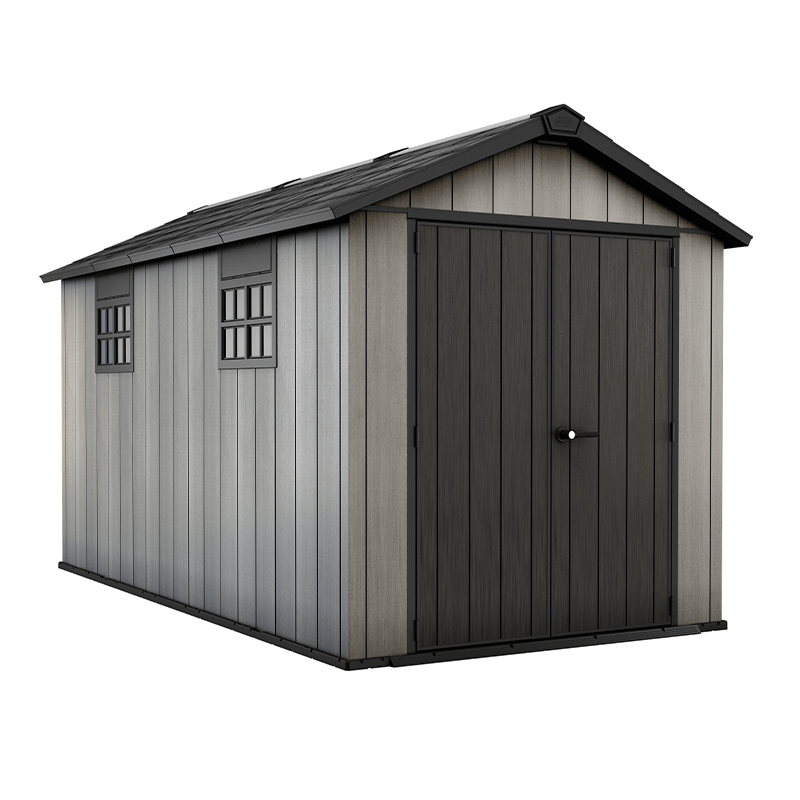 Keter - Abri de jardin en résine Keter 10m² - OAKLAND BROSSIUM® 7513 - Gris - Image 2