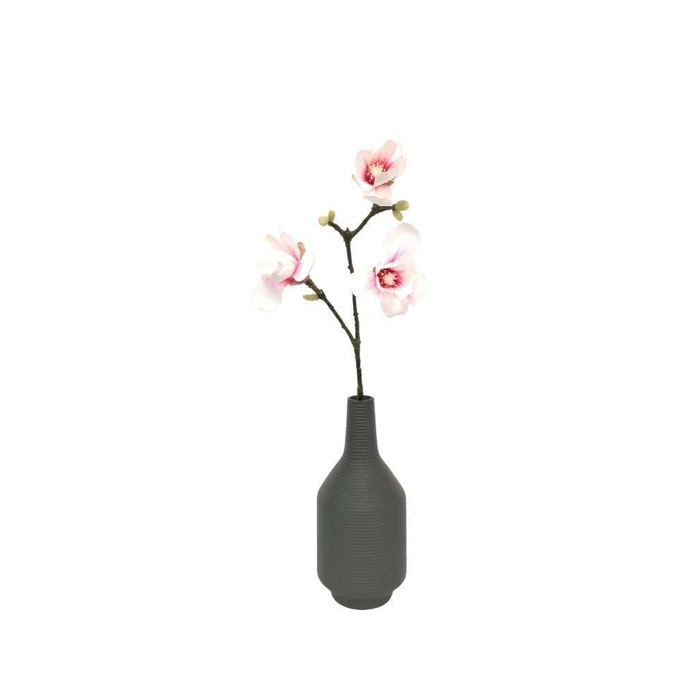 ~Fleur artificielle magnolia haut de gamme cimetière tissu rose 70 cm Chemin de campagne - Imagen 2