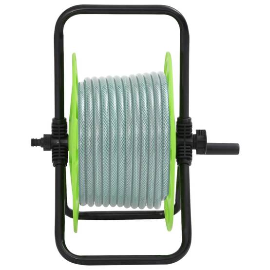 PANGIVO - Enrouleur de tuyau acier galvanisé vert 40.5 x 34.5 x 47 cm - PANGIVO - Image 2