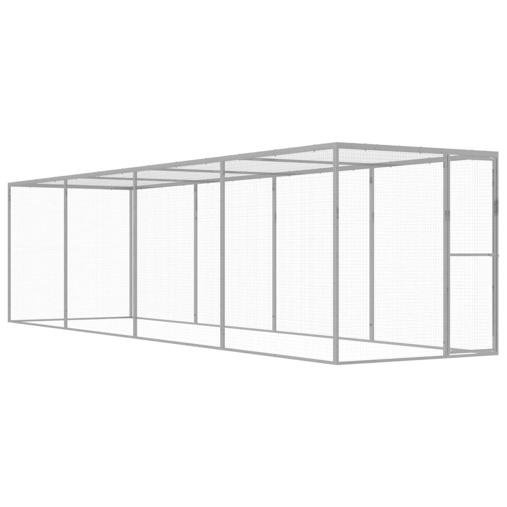 Cage pour chat - Cage extérieur/intérieur 6x1,5x1,5 m Acier galvanisé - Image 2