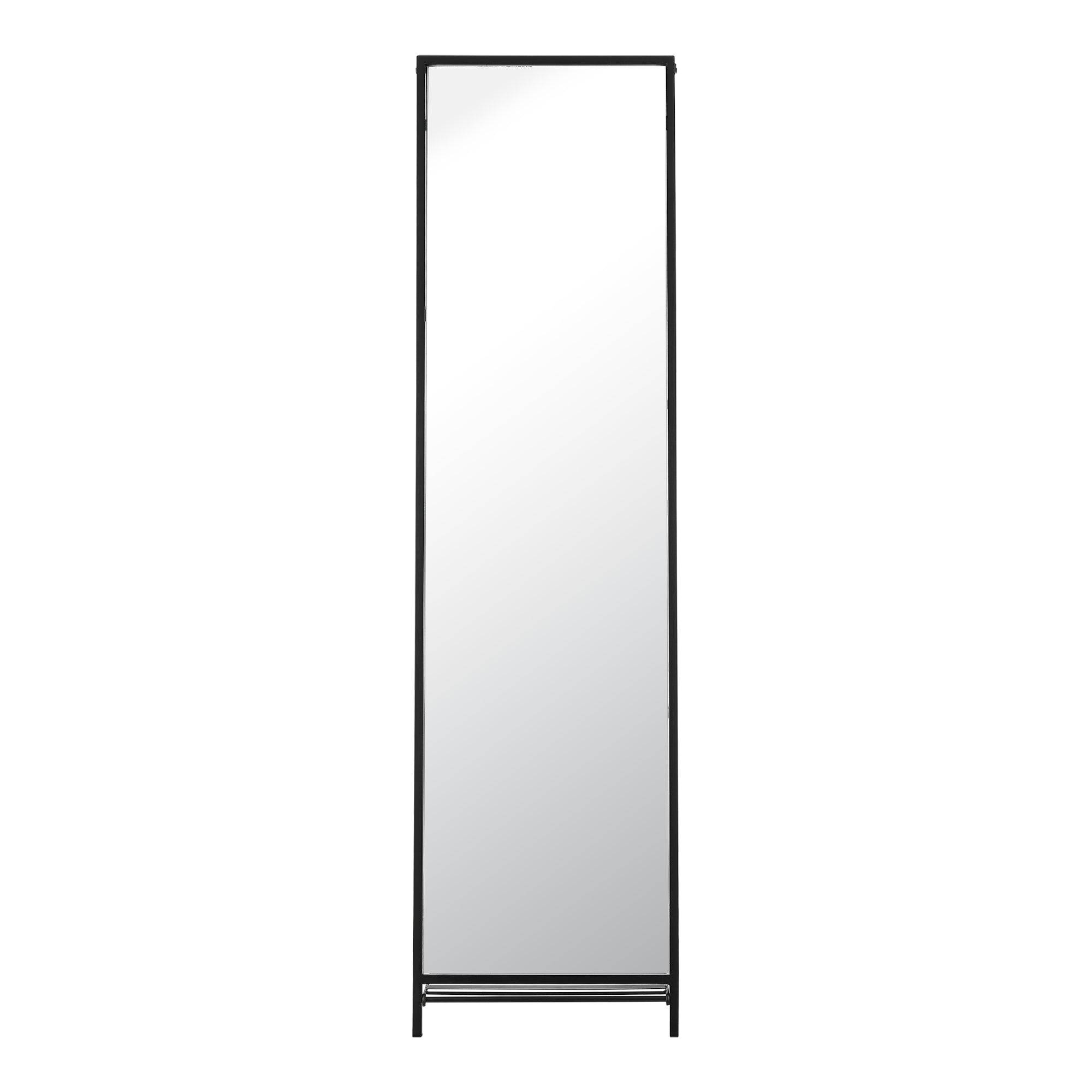 Helloshop26 - Miroir sur pied 160 x 44 x 60 cm noir - Imagen 4