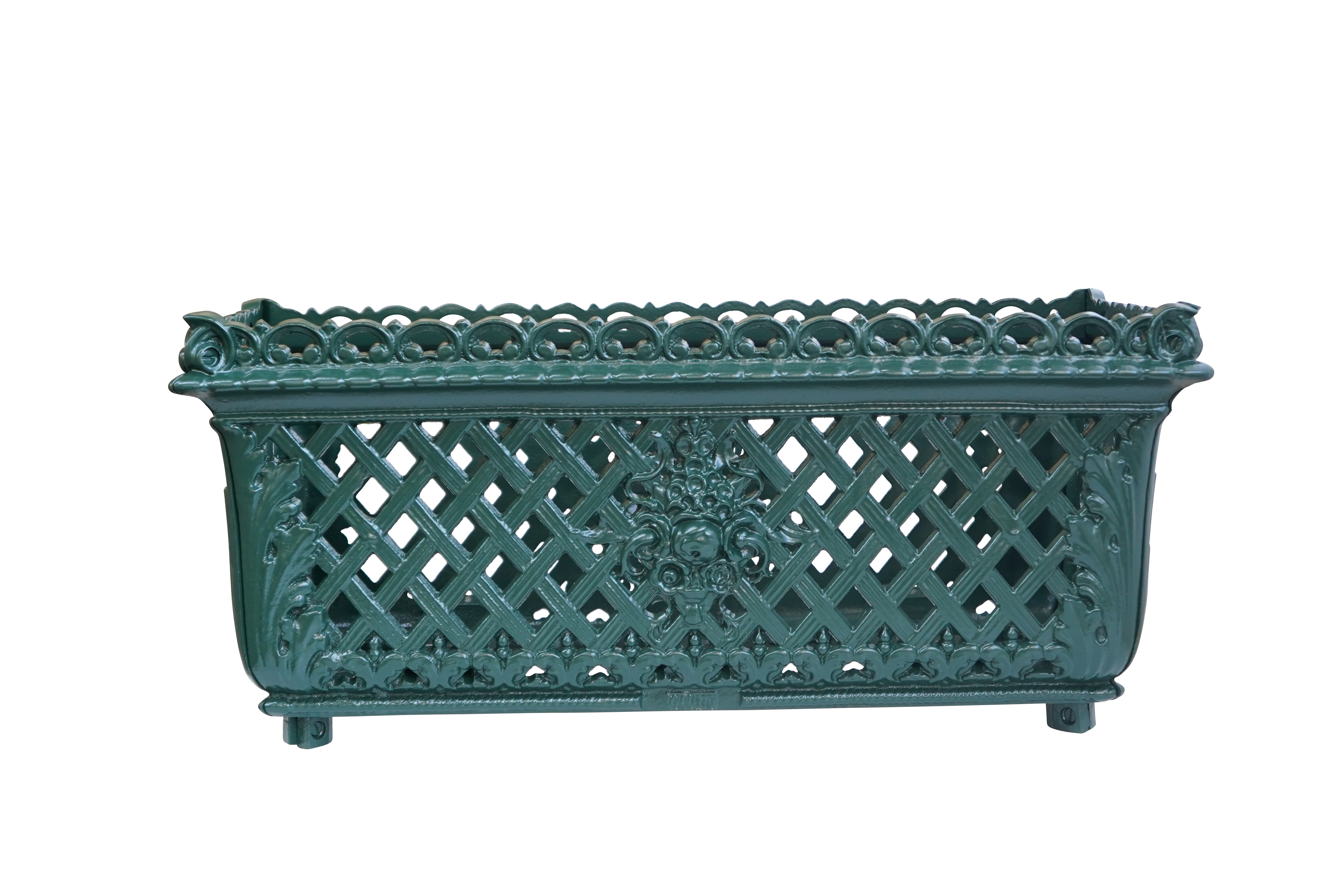 Jardinière Mansart 610 Verte RAL 6009, Dommartin - Imagen 1