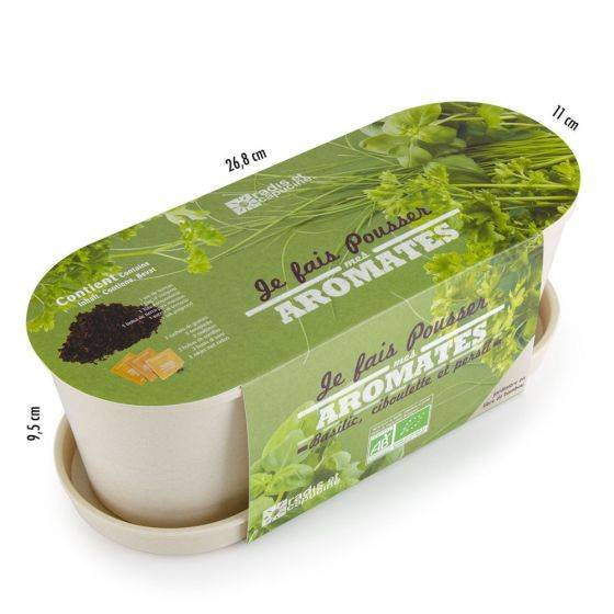 Radis et Capucine - Radis et Capucine - Jardinière en bambou - Aromates - Imagen 5