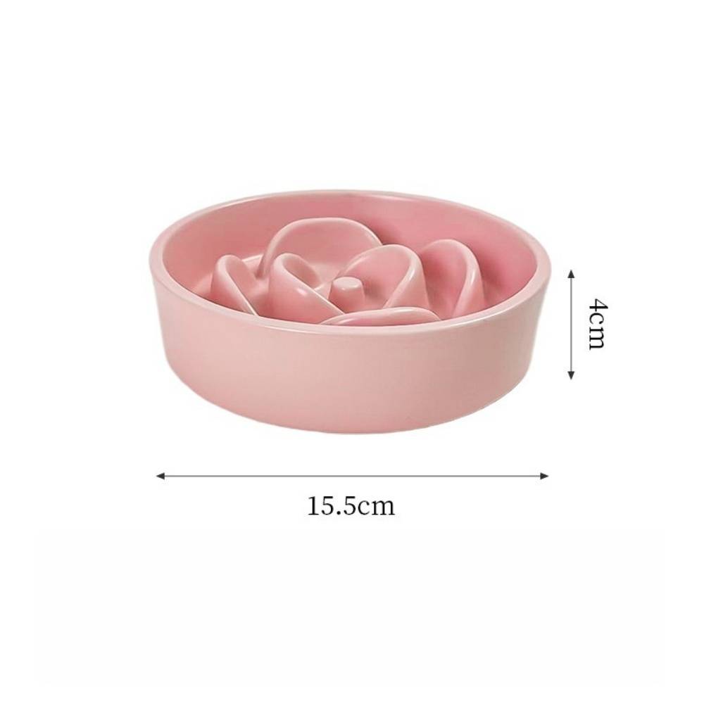 DtopbuyAge - Ecuelle anti glouton plastique rose 15.5*15.5*4cm DtopbuyAge - Image 5