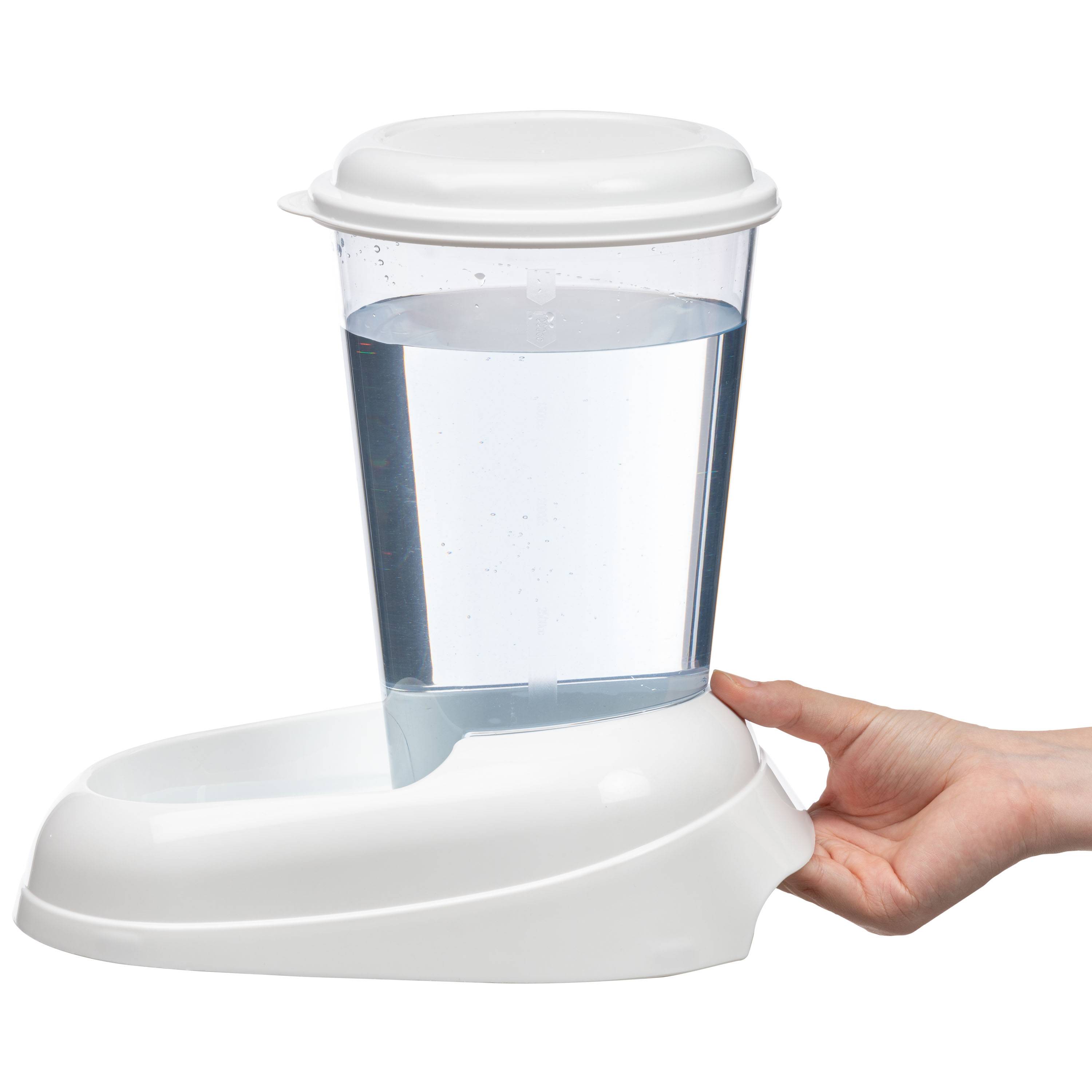 Ferplast - Ferplast Distributeur d'eau pour chat et chien NADIR, Abreuvoir 3 litres pour petits et moyens chiens, fond antidérapant, 29,2 x 20,2 x h 28,8 cm - Imagen 6