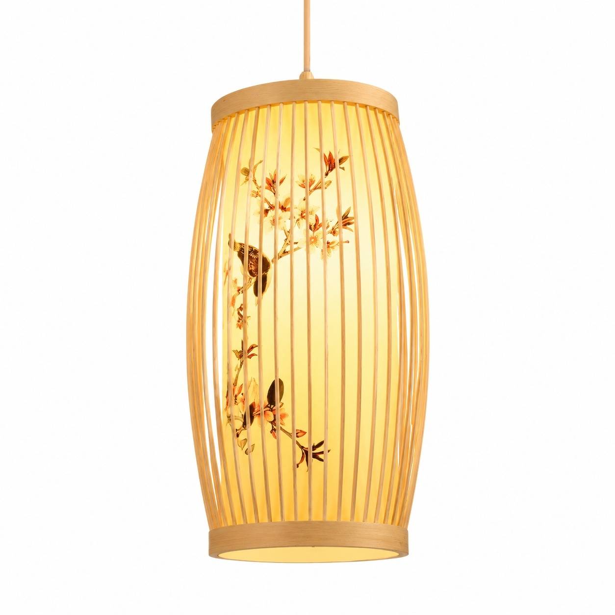 Suspension Tressée Rotin Design Zen pour Salon Restaurant - Image 1