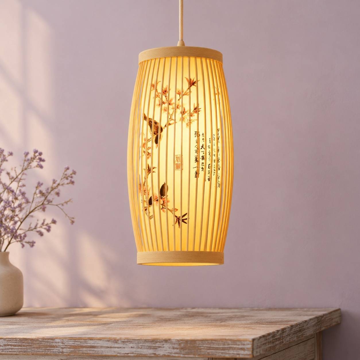 Suspension Tressée Rotin Design Zen pour Salon Restaurant - Image 8