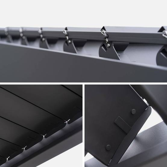 sweeek - Pergola bioclimatique – Triomphe – 3x6m. aluminium. à lames orientables | sweeek - Image 7