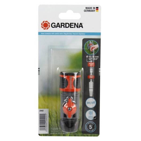 Gardena - Raccord régulateur pour tuyau ø int. 15 mm Gardena - Image 2