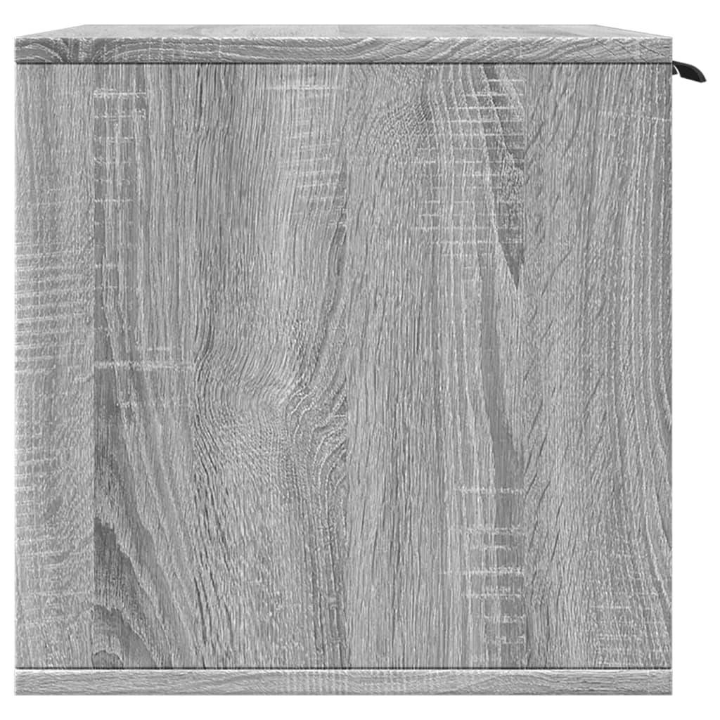 Meuble de bac à litière pour chat bois d'ingénierie sonoma gris 80 x 50 x 45 cm - PANGIVO - Image 6