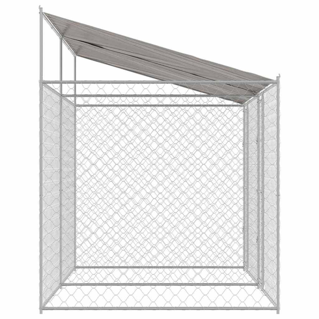Enclos Chenil Extérieur Acier Galvanisé pour Grand Chien Jardin 400x200cm – ComfortXL Outdoor Living - Image 5
