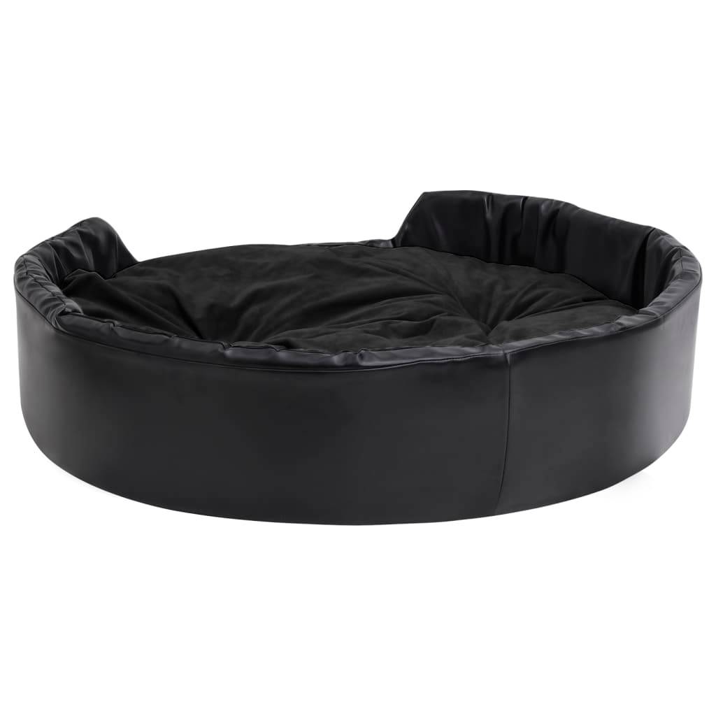 Vidaxl - Lit pour chiens Noir 99x89x21 cm Peluche et similicuir vidaXL 171264 - Imagen 4