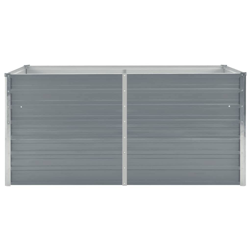 PANGIVO - Jardinière acier galvanisé gris 160 x 80 x 77 cm - PANGIVO - Image 3