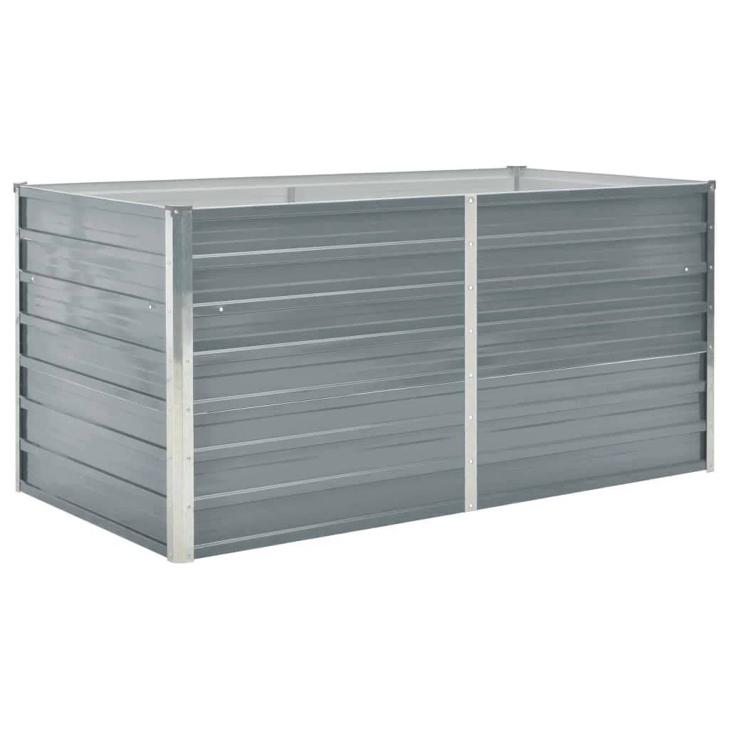 PANGIVO - Jardinière acier galvanisé gris 160 x 80 x 77 cm - PANGIVO - Image 2