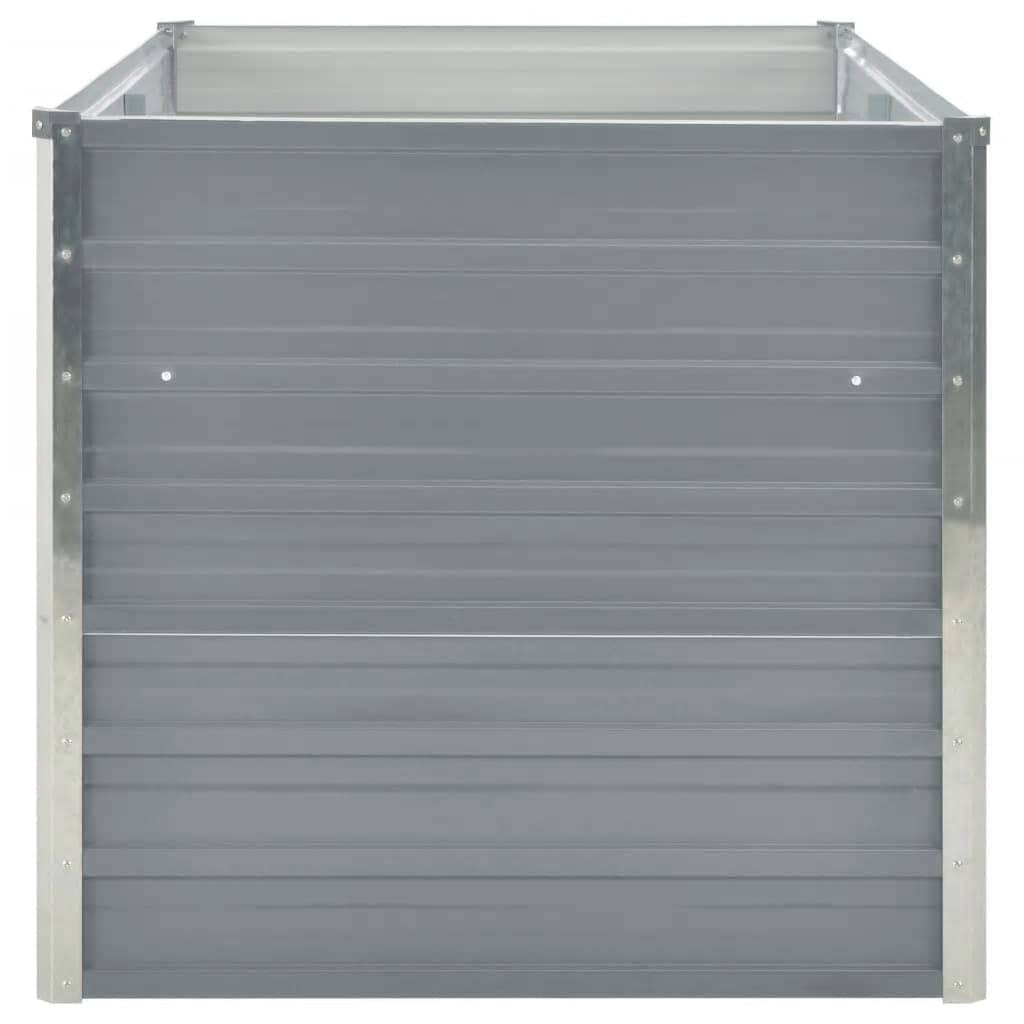 PANGIVO - Jardinière acier galvanisé gris 160 x 80 x 77 cm - PANGIVO - Image 4