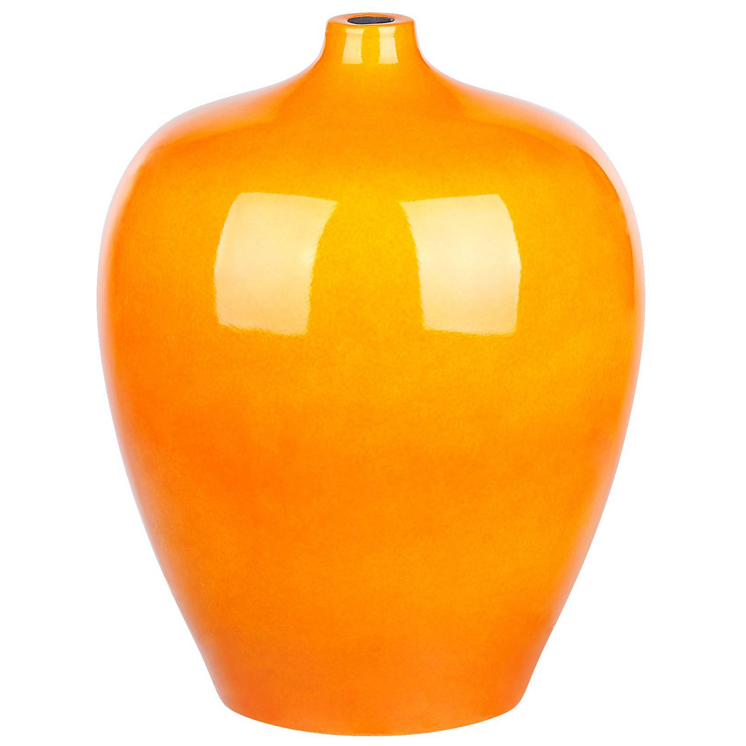 Beliani - Vase à fleurs Terre cuite Orange TERRASA - 27x27x37- Beliani - Image 2