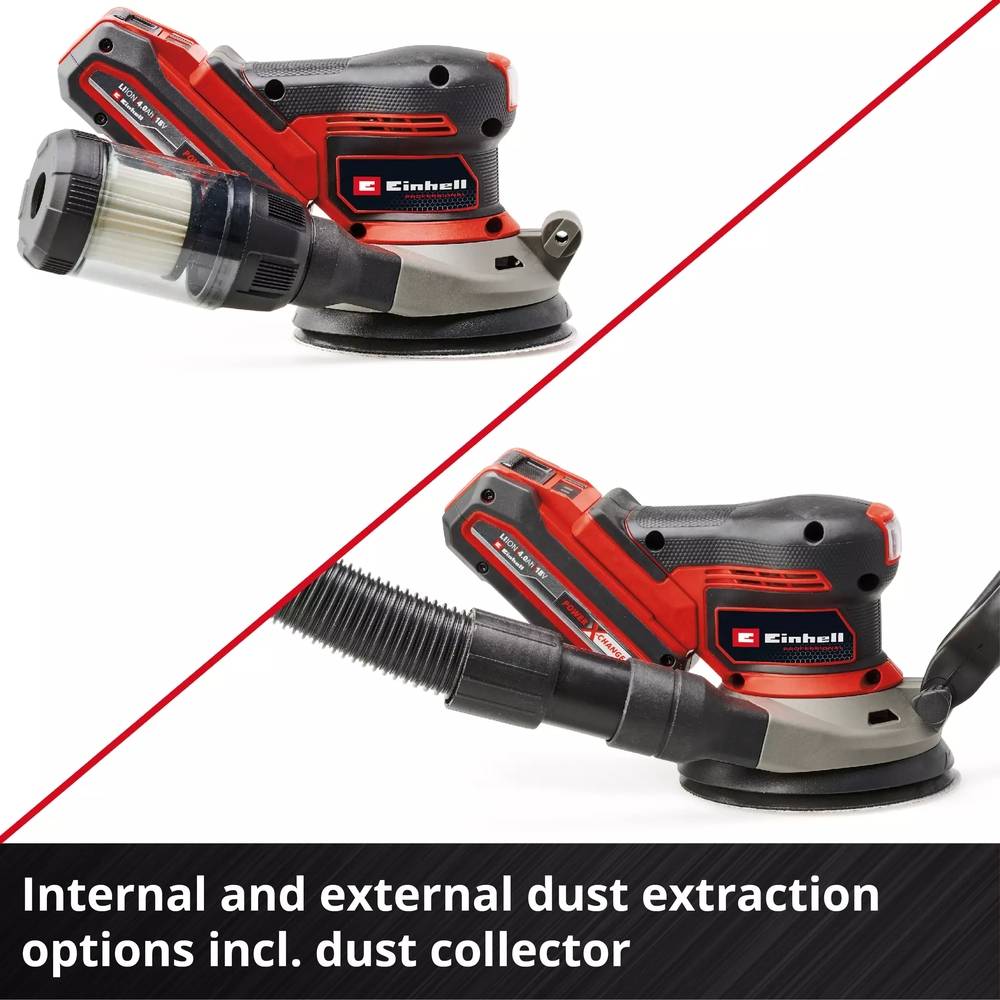 Einhell - Ponceuse excentrique sans fil  TP-RS 18/32 Li BL-Solo Einhell - Image 4