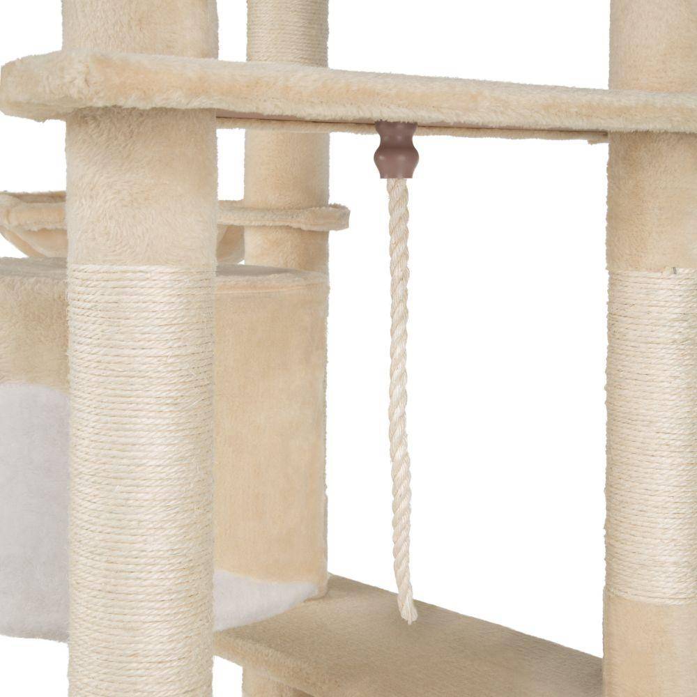 Helloshop26 - Arbre à Chat 204 cm beige/blanc - Imagen 2
