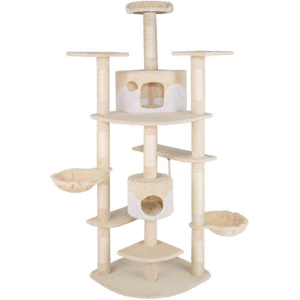 Helloshop26 - Arbre à Chat 204 cm beige/blanc - Imagen 3