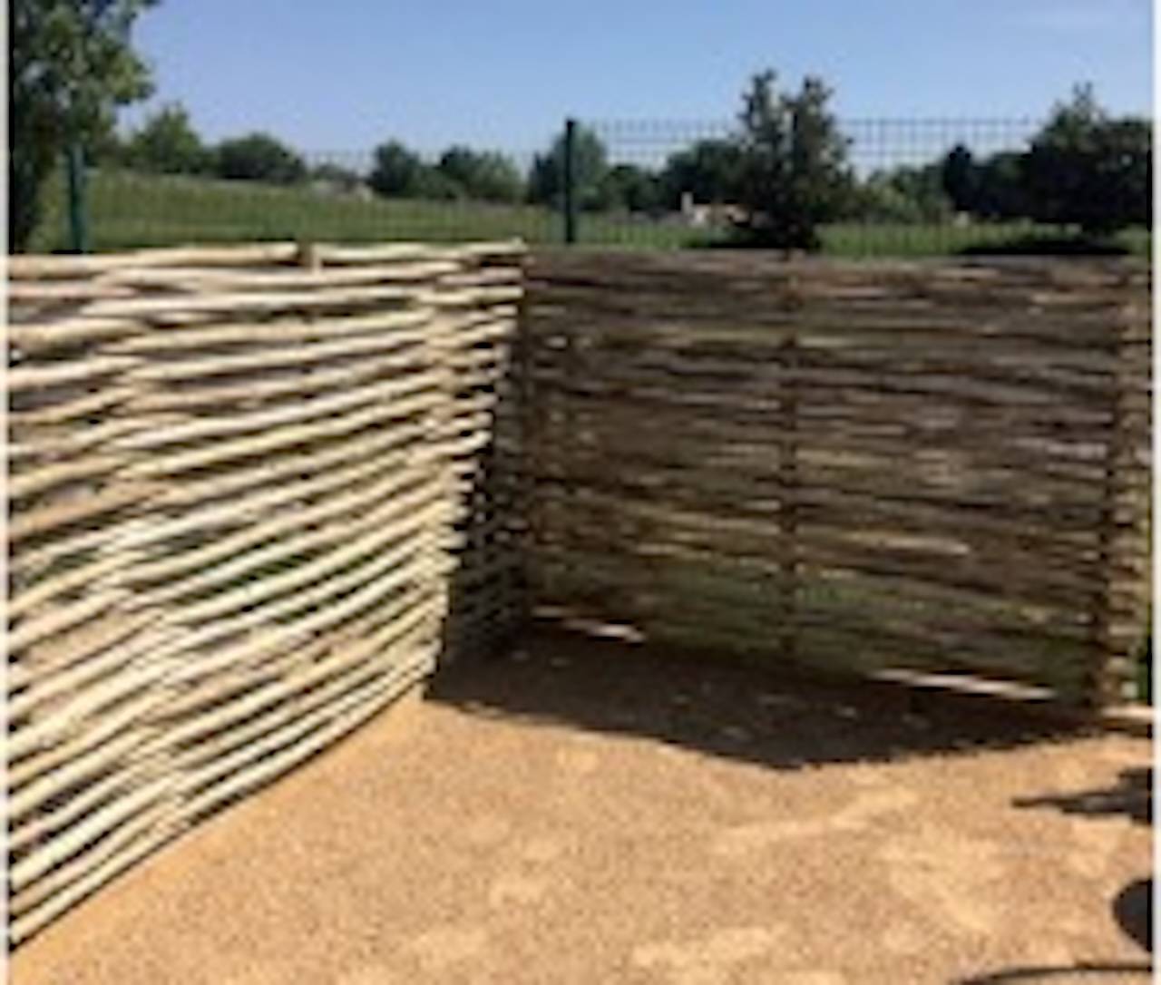 Jany France - Panneau bois eucalyptus tressé – 180 x 120 cm – Bois poli – Homologué piscine – Fabrication européenne - Image 2