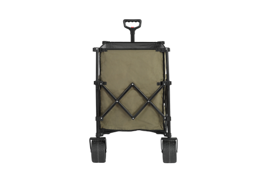Healfith Chariot De Plage Pliable 200L - Chariot Camping Charge 150 Kg Avec Roues 360° Et Poignée Réglable - Idéal Plage, Jardin, Courses
