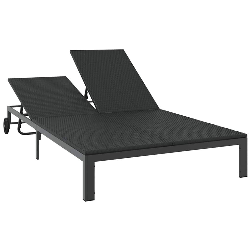 Vidaxl - Transat polyrotin Noir vidaXL 42004133 - Image 5