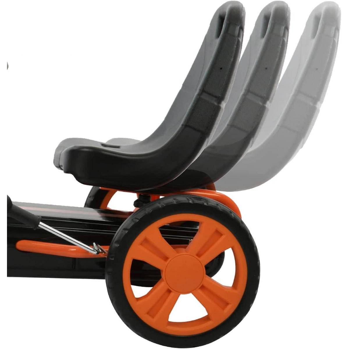 Go-Kart à Pédales Speedster Orange pour Enfants de 4 à 8 Ans - Image 3