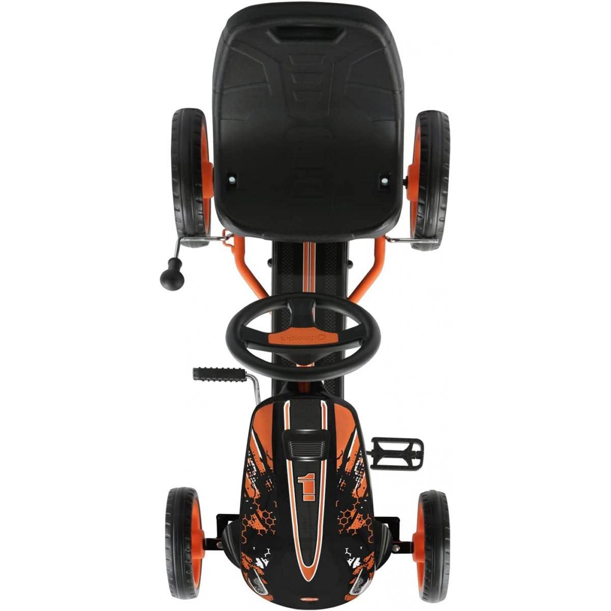 Go-Kart à Pédales Speedster Orange pour Enfants de 4 à 8 Ans - Image 2