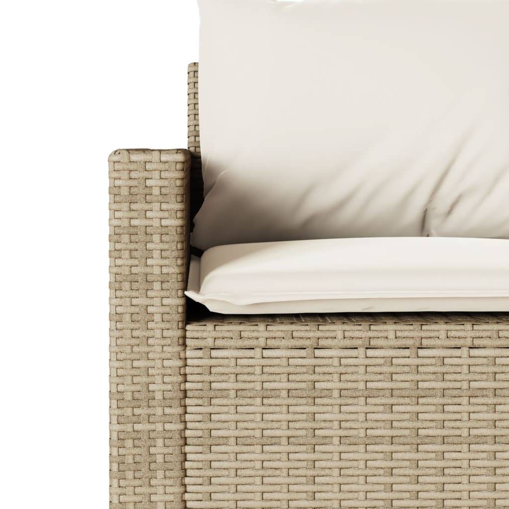 Vidaxl - Ensemble à manger de jardin et coussins 2 pcs beige poly rotin vidaXL 366338 - Image 4