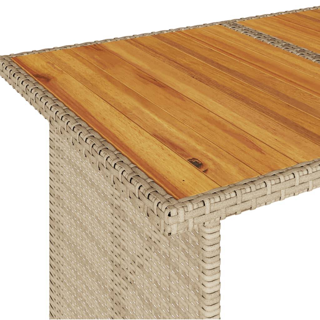 Vidaxl - Ensemble à manger de jardin et coussins 2 pcs beige poly rotin vidaXL 366338 - Image 5