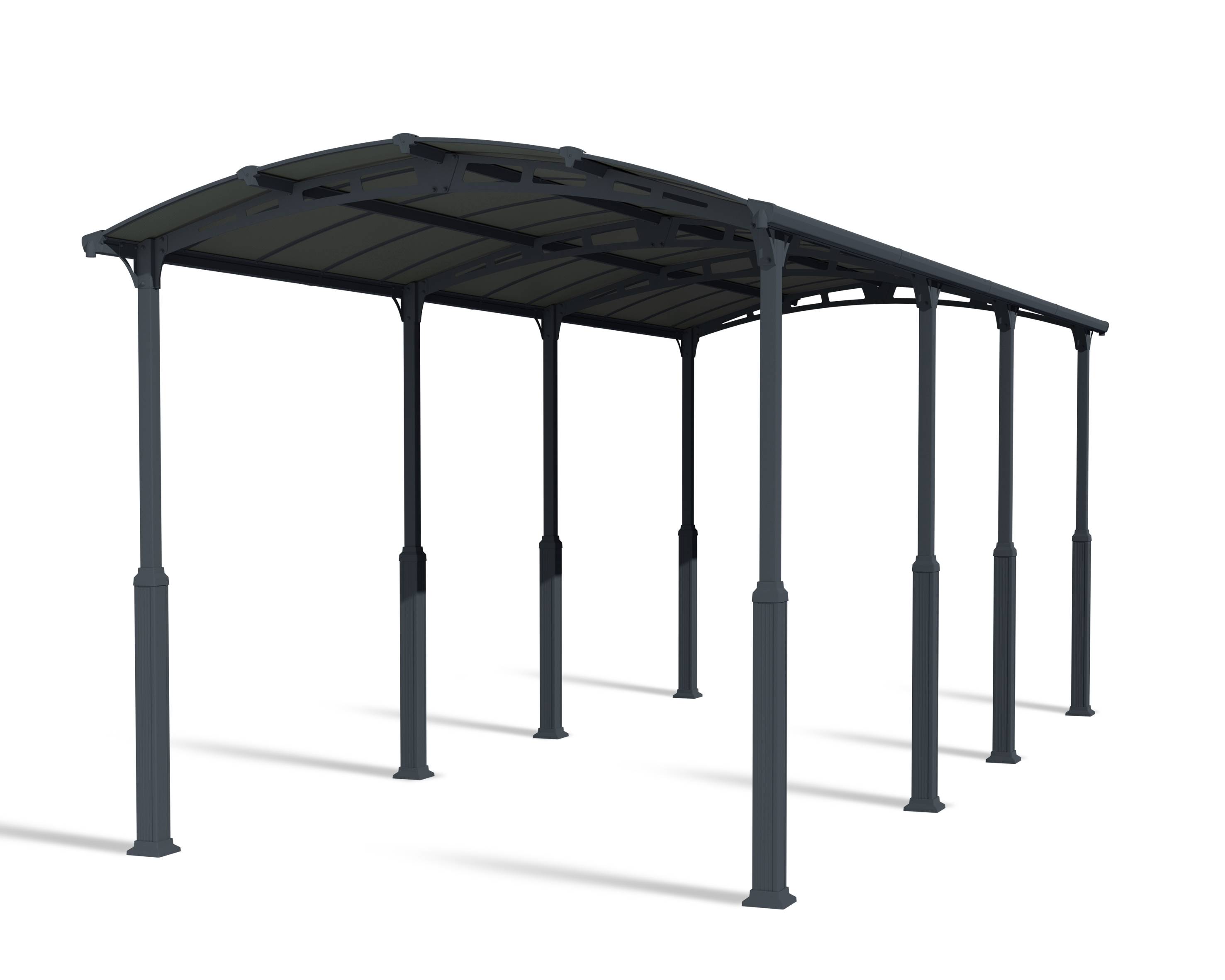 Canopia - Canopia Carport Camping-Car Alpine 8,63 x 3,52 m Gris - Imagen 1