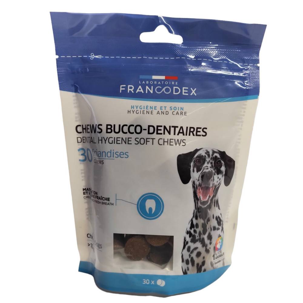 Francodex - Francodex - CHEWS bucco-dentaires 30 Friandises pour chien - Imagen 1