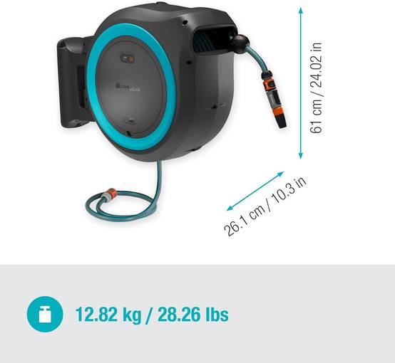 Gardena - Dévidoir automatique sur batterie PowerRoll XL -35 m - GARDENA - Bleu turquoise - 18640-20 - Image 3