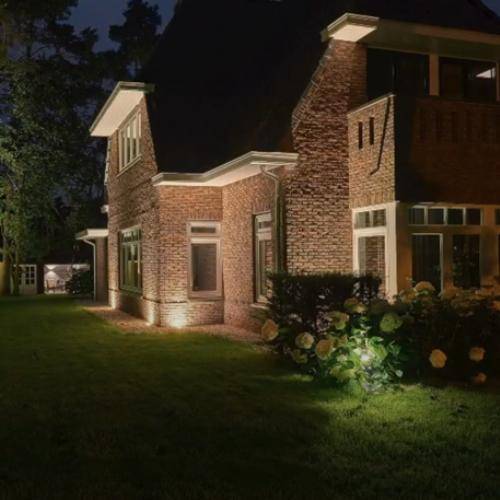 Jardiprotec - Spot de sol rond 0.5W 24V - Small Terra Honey - Noir - Imagen 3
