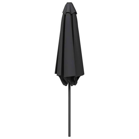 Parasol de jardin polyester et acier anthracite 269 x 269 x 223 cm - PANGIVO - Image 3