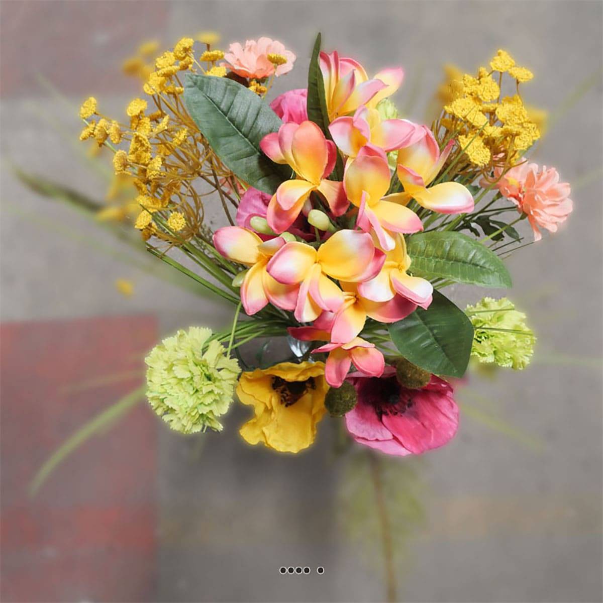 Artificielles - Fleur d&rsquo;Aneth artificielle en tige, 4 ramures, H 68 cm Jaune - BEST - couleur: Jaune - Imagen 5