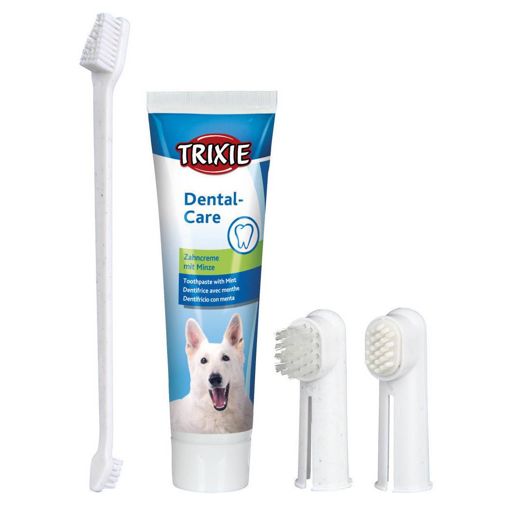 Trixie - Set hygiène dentaire 100 g, pour chien - Imagen 1